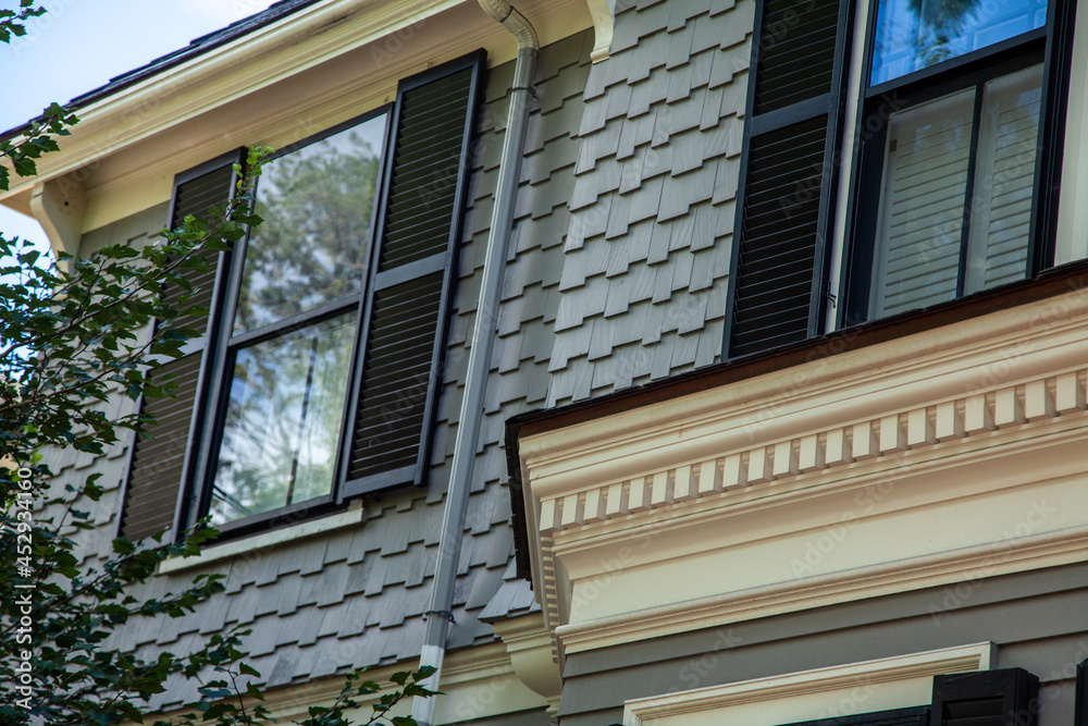 Fototapeta premium Victorian House Detail Over 100 Years Old
