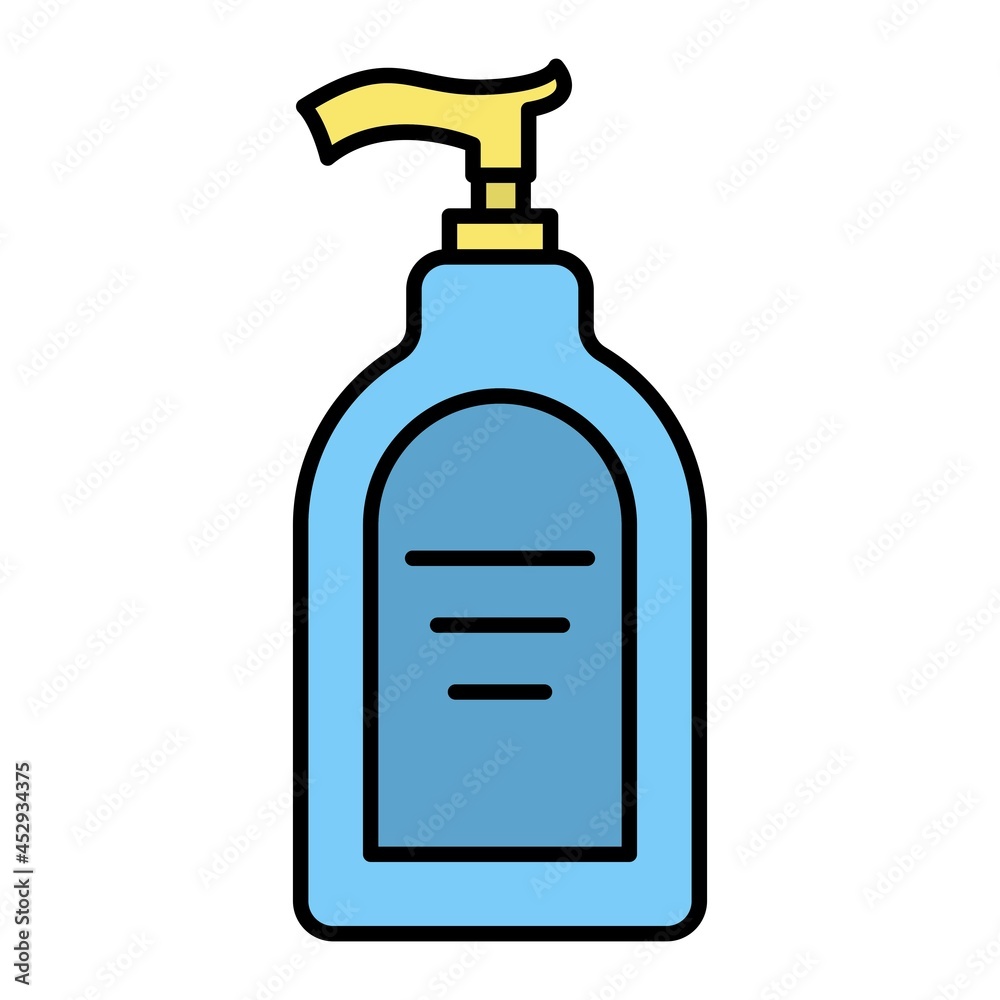 Vector Sanitizer Filled Outline Icon Design Vector Sanitizer Filled Outline Icon Design