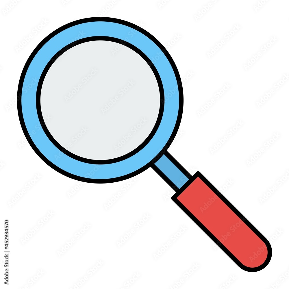 Vector Search Filled Outline Icon Design Vector Search Filled Outline Icon Design