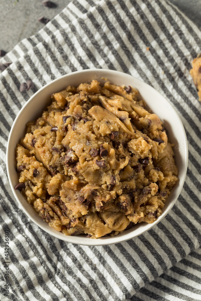 Homemade Edible Chocolate Chip Cookie Dough Homemade Edible Chocolate Chip Cookie Dough