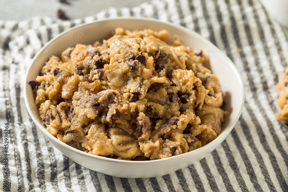 Homemade Edible Chocolate Chip Cookie Dough Homemade Edible Chocolate Chip Cookie Dough