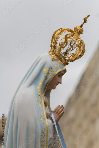Quadro su tela virgen de fátima