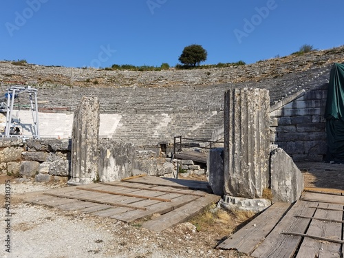 ancinet greek  theater of dodoni in ioannina perfecture  greece photo