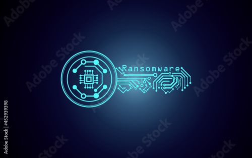 Ransomware computer virus - Key