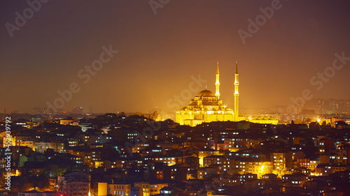 Night lights of Istanbul