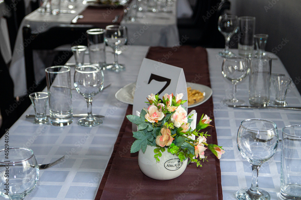 Fototapeta premium table setting for a dinner