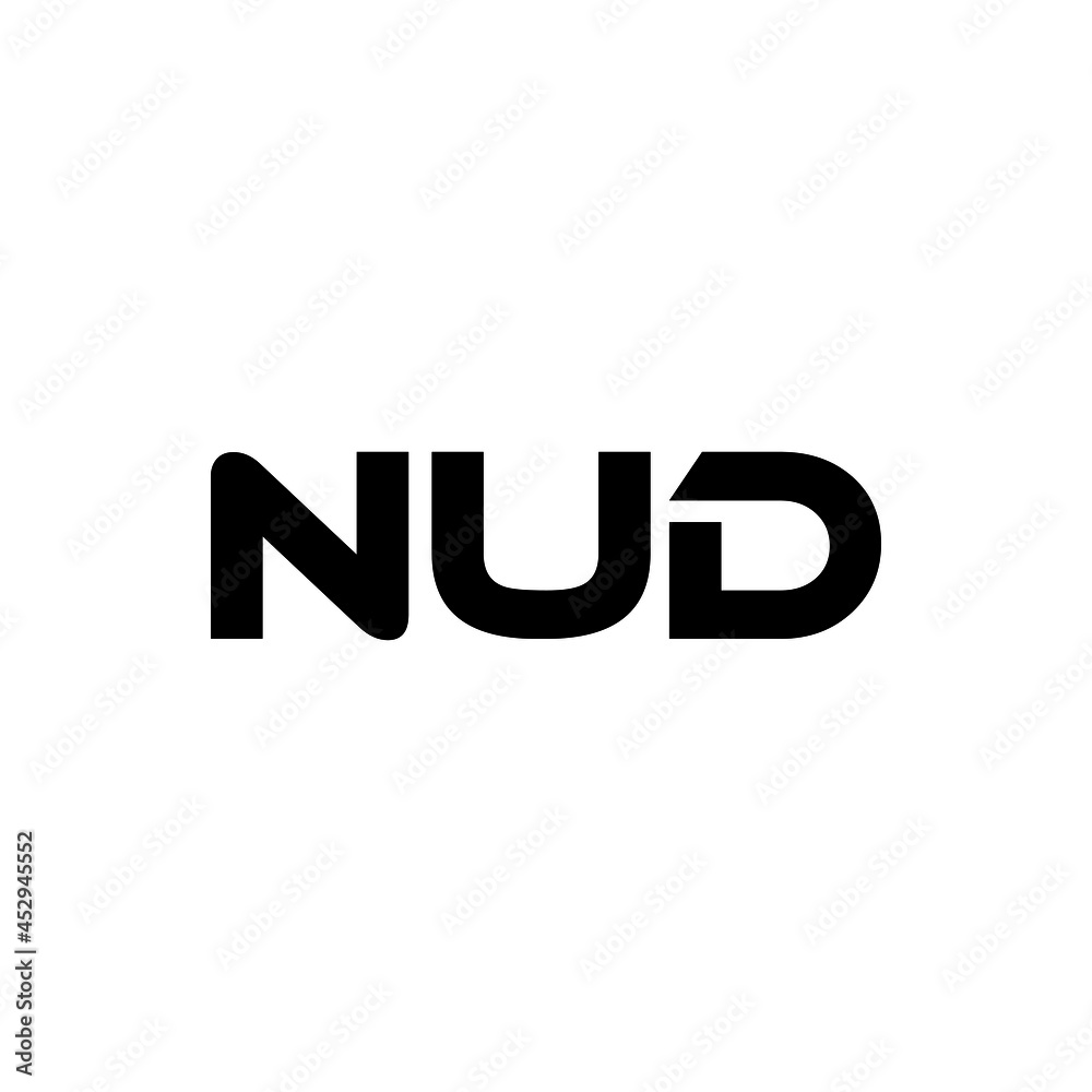 NUD letter logo design with white background in illustrator, vector logo modern alphabet font overlap style. calligraphy designs for logo, Poster, Invitation, etc. NUD letter logo design with white background in illustrator, vector logo modern alphabet font overlap style. calligraphy designs for logo, Poster, Invitation, etc.