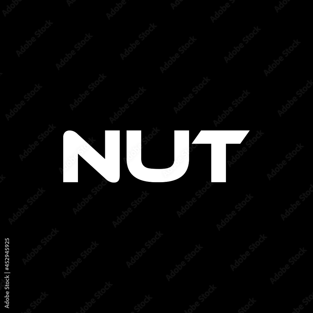 NUT letter logo design with black background in illustrator, vector logo modern alphabet font overlap style. calligraphy designs for logo, Poster, Invitation, etc. NUT letter logo design with black background in illustrator, vector logo modern alphabet font overlap style. calligraphy designs for logo, Poster, Invitation, etc.