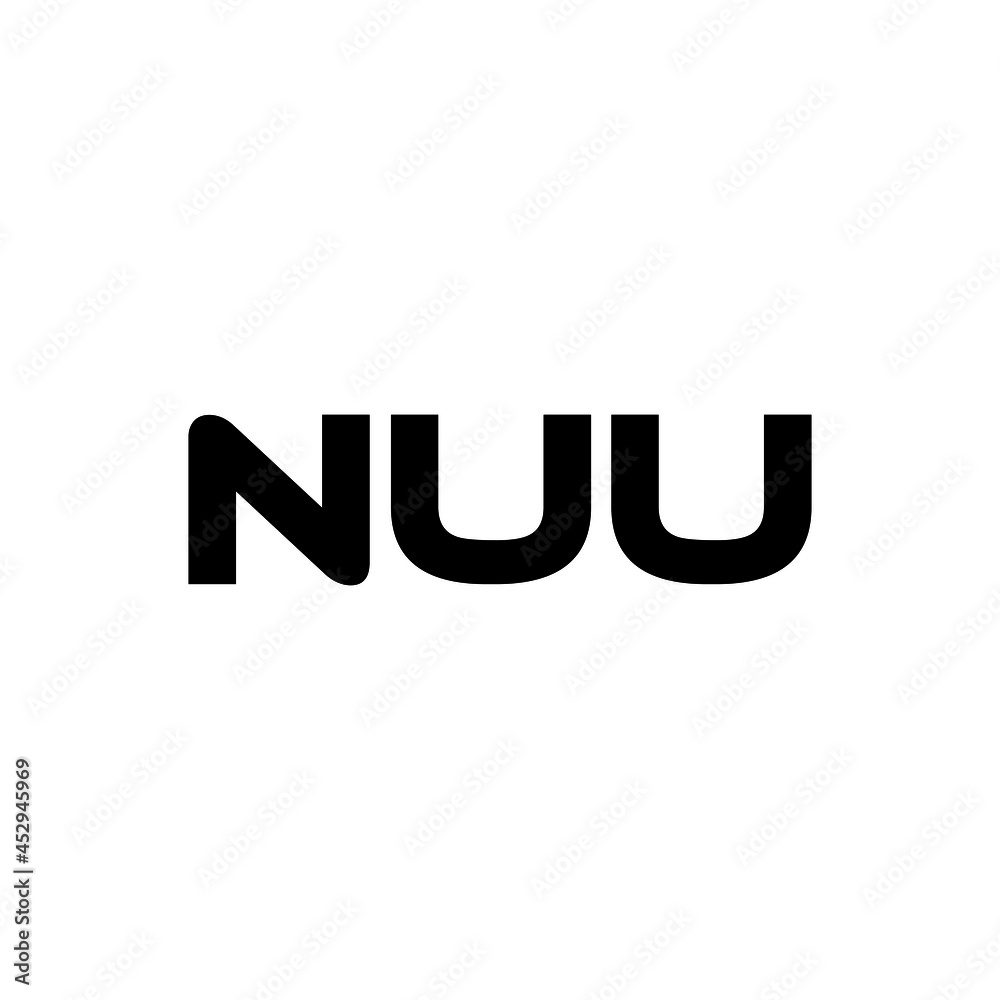 NUU letter logo design with white background in illustrator, vector logo modern alphabet font overlap style. calligraphy designs for logo, Poster, Invitation, etc. NUU letter logo design with white background in illustrator, vector logo modern alphabet font overlap style. calligraphy designs for logo, Poster, Invitation, etc.