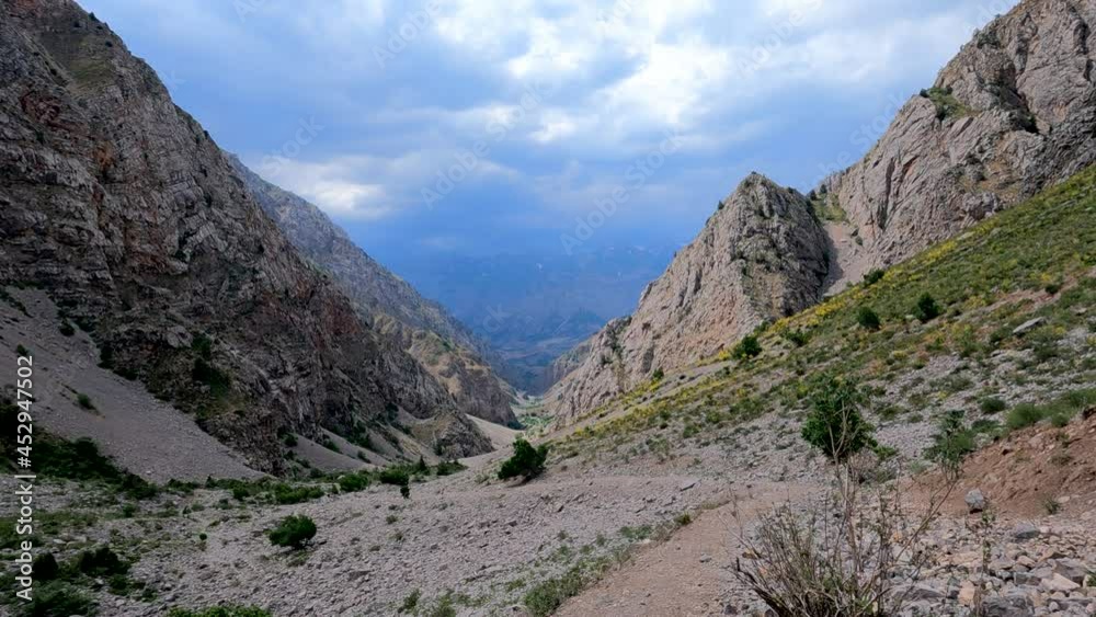 Spectacular mountain scenery in uzbekistan Spectacular mountain scenery in uzbekistan