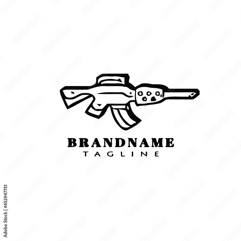 gun design logo template icon vector illustration gun design logo template icon vector illustration