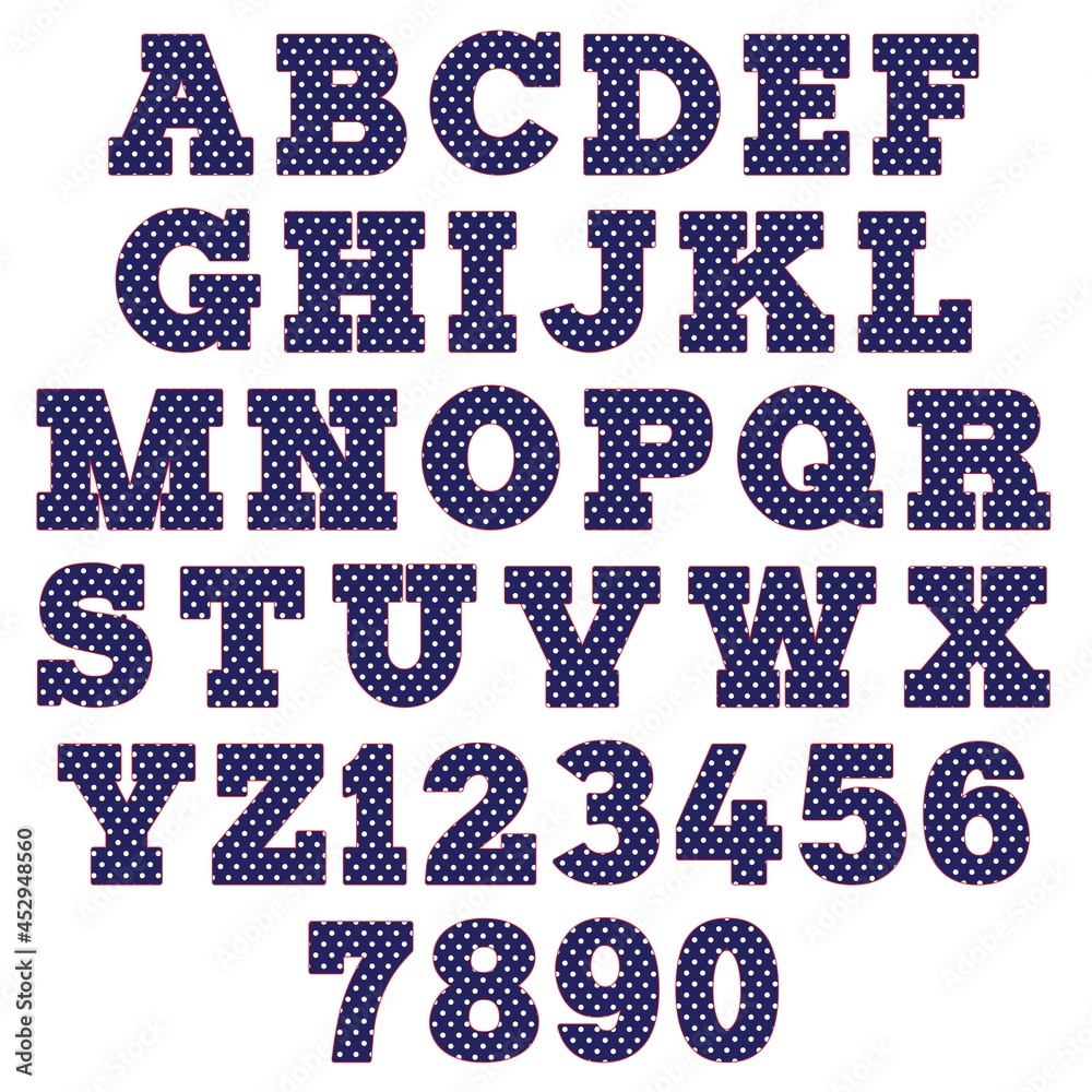 navy blue polka dot alphabet navy blue polka dot alphabet