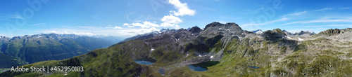 Wallis  Schweiz  Alpines Panorama