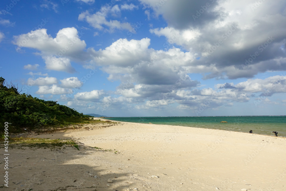 Inoda Beach in Ishigaki island, Okinawa, Japan