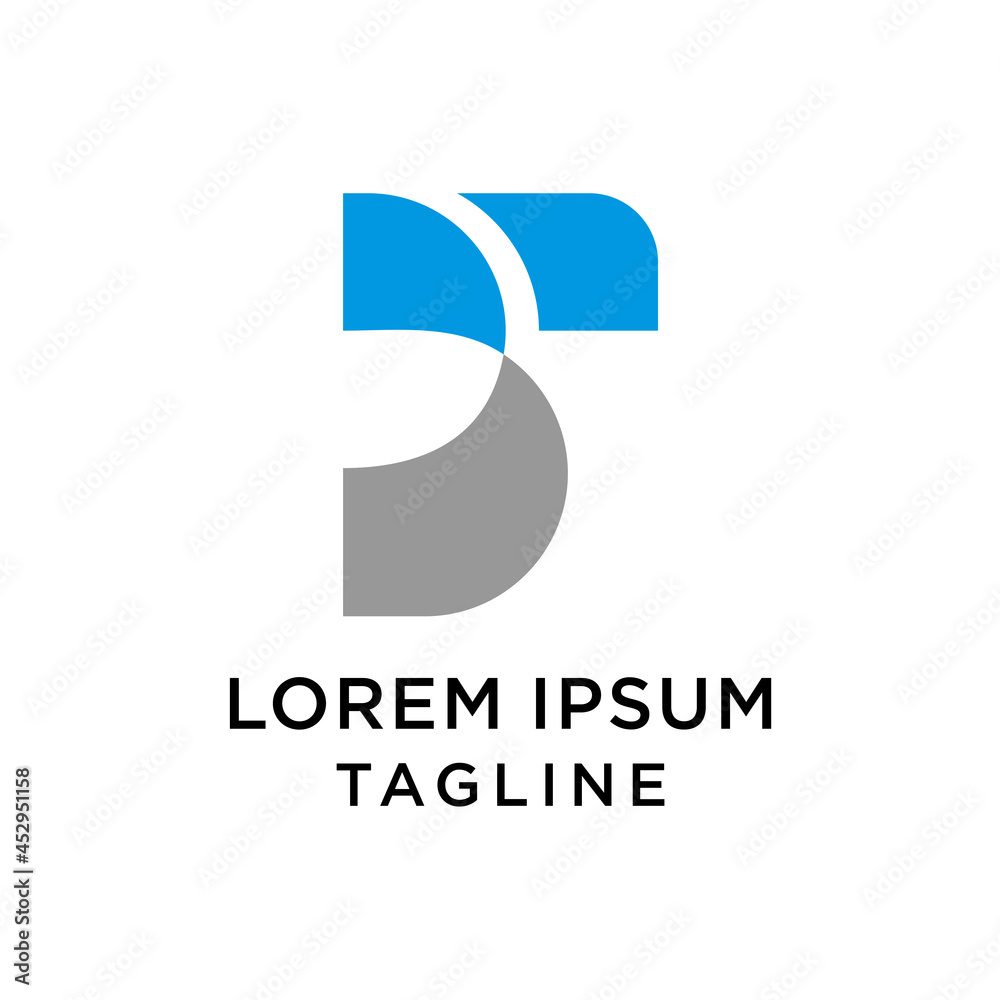 Initial BT Logo Design Vector Initial BT Logo Design Vector