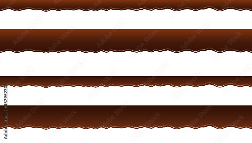 垂れるチョコレートのイラスト素材セット Stock Vector Adobe Stock