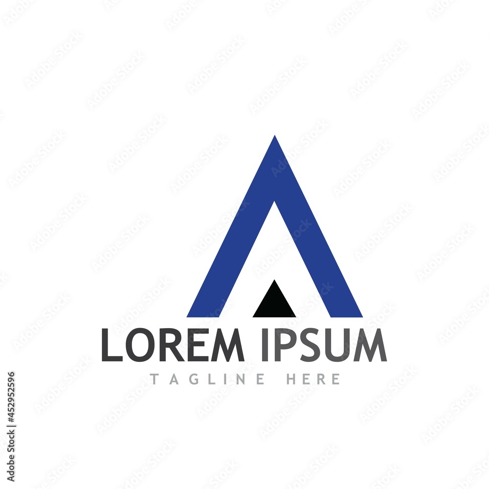 A Letter icon Template A Letter icon Template