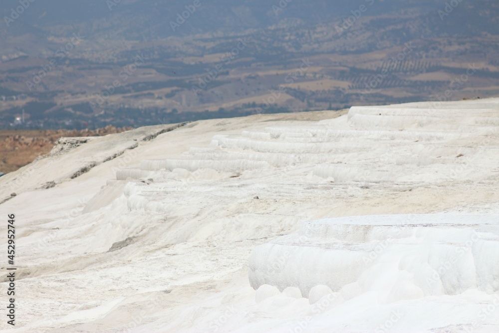 Views of Pamukkale, Hierapolis, Denizli, Turkey Views of Pamukkale, Hierapolis, Denizli, Turkey