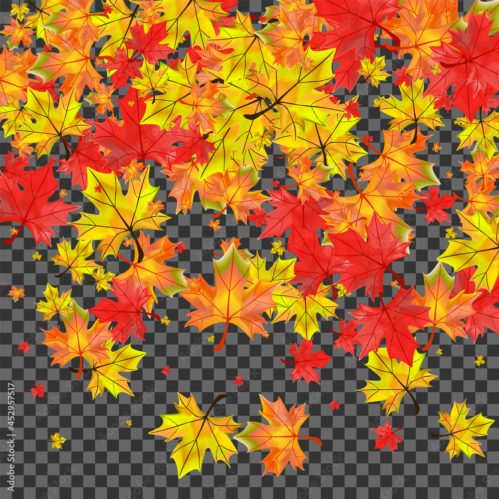Golden Leaves Background Transparent Vector. Foliage Down Frame. Colorful Flying Leaf. Isolated Plant Design. Golden Leaves Background Transparent Vector. Foliage Down Frame. Colorful Flying Leaf. Isolated Plant Design.