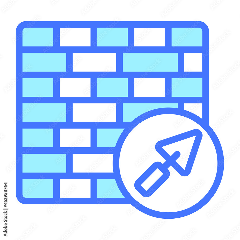 Brick wall icon, real estate web and mobile icon Brick wall icon, real estate web and mobile icon