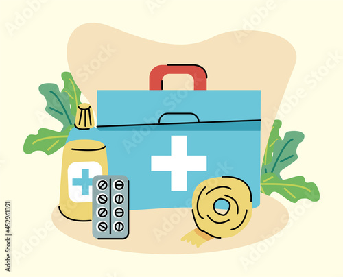 med kits three icons