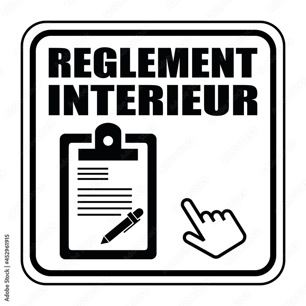 Logo règlement intérieur.