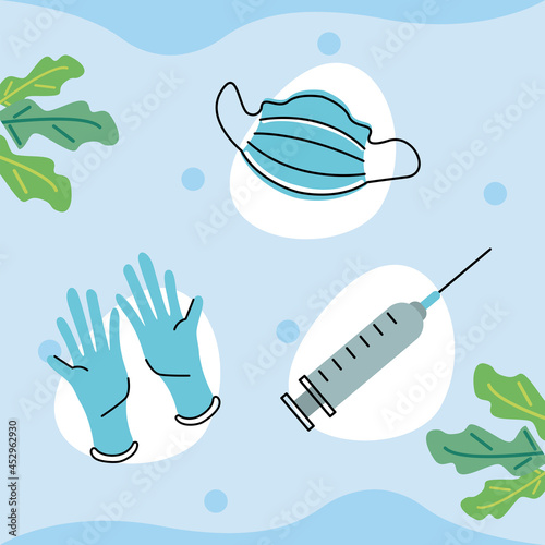 three med kits icons