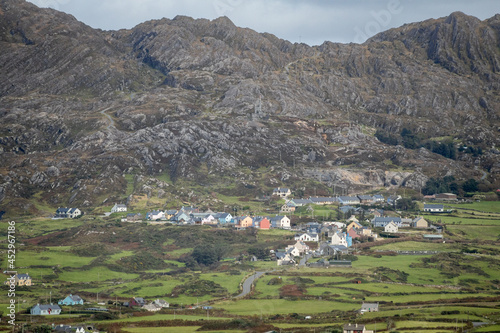 Town of Allihies Beneath the Mountains, County Cork © EMFA16