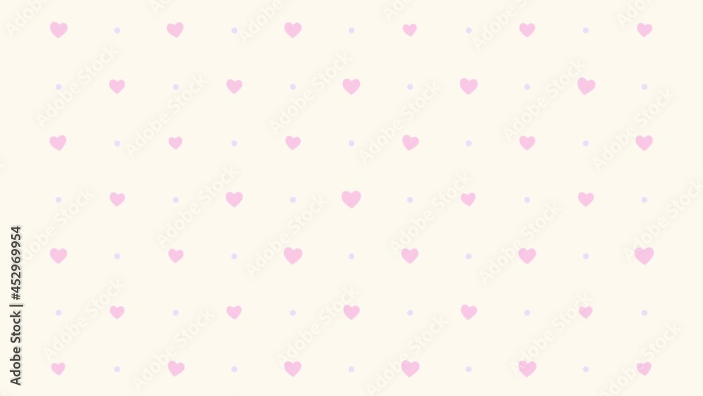 wedding pink pattern background with hearts. Love theme for Wedding, Anniversary and Valentine's festival of love motion background.