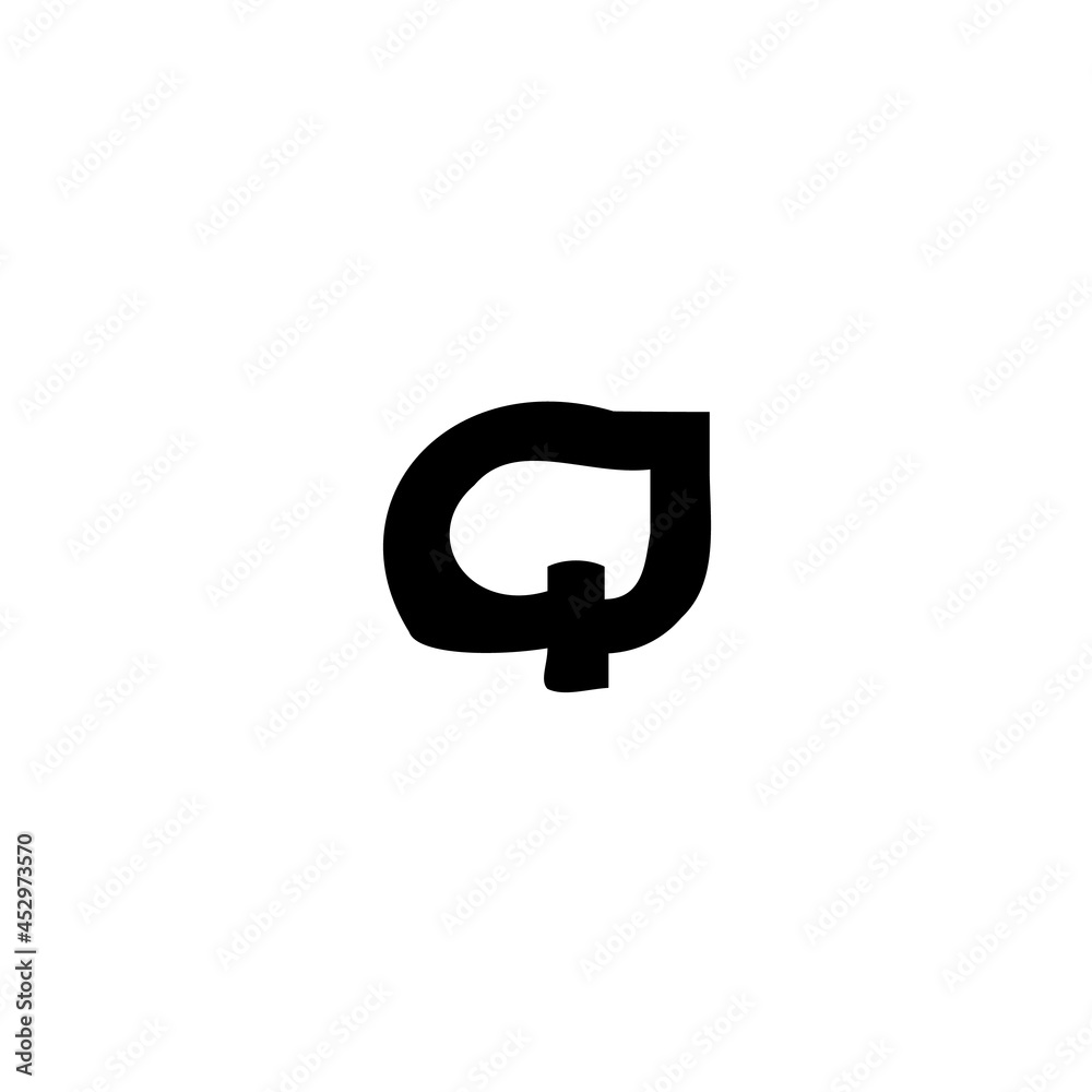 Abstract wrap logo design letter q Abstract wrap logo design letter q