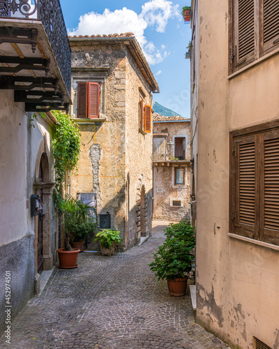 Collepardo, beautiful medieval village in the province of Frosinone, Lazio, central Italy.