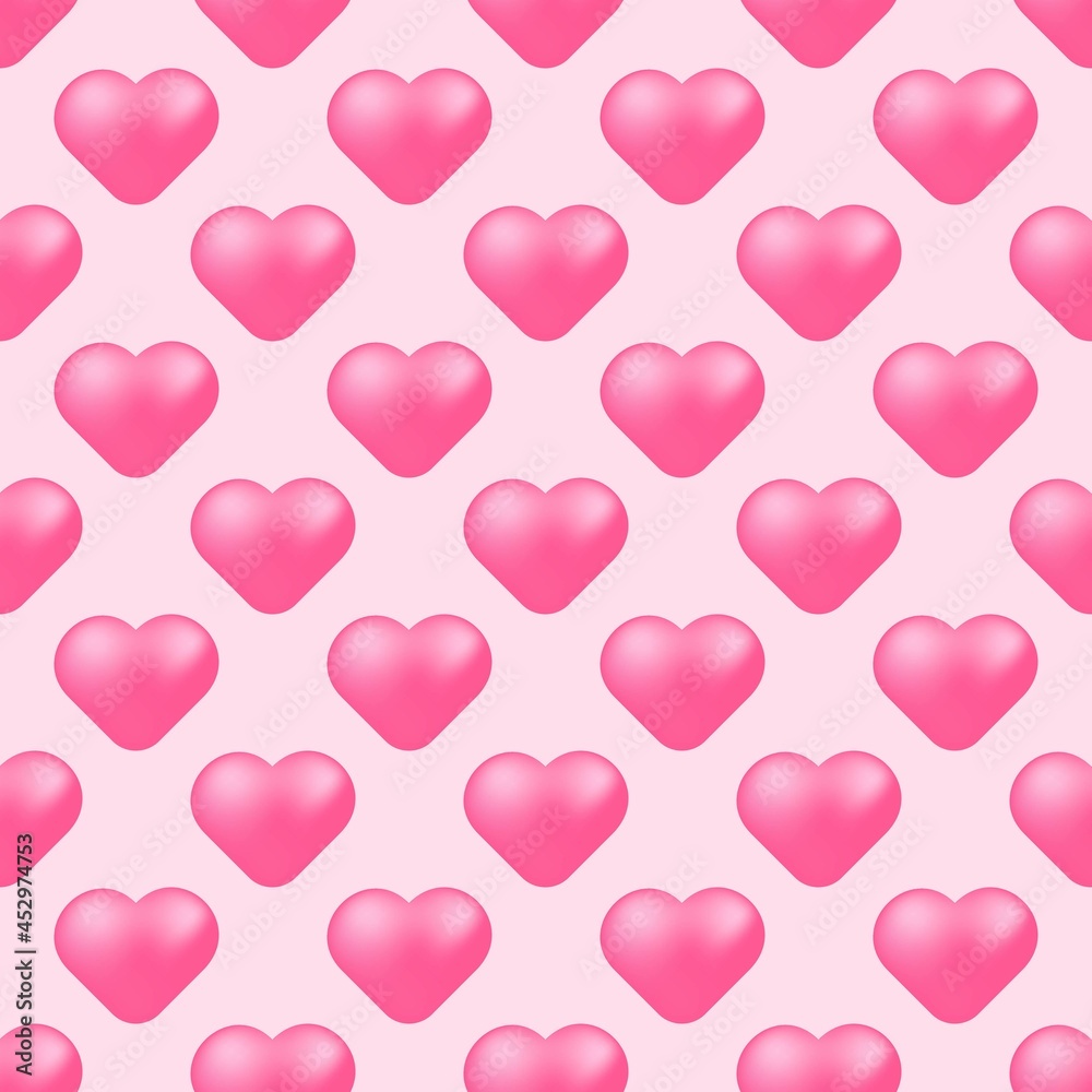 Heart seamless pattern. Valentine's Day. Vector background. Heart seamless pattern. Valentine's Day. Vector background.