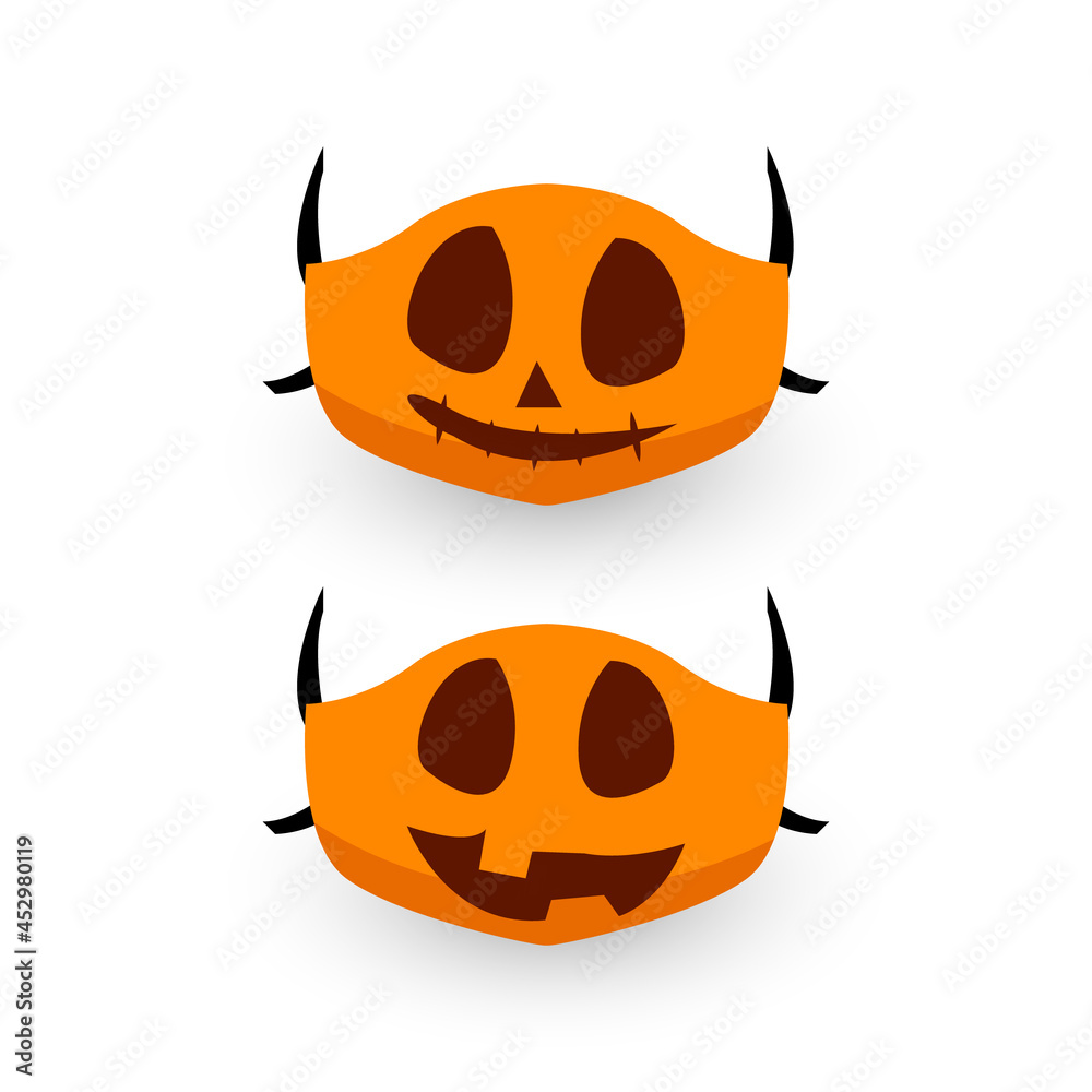 Face mask halloween theme design Face mask halloween theme design