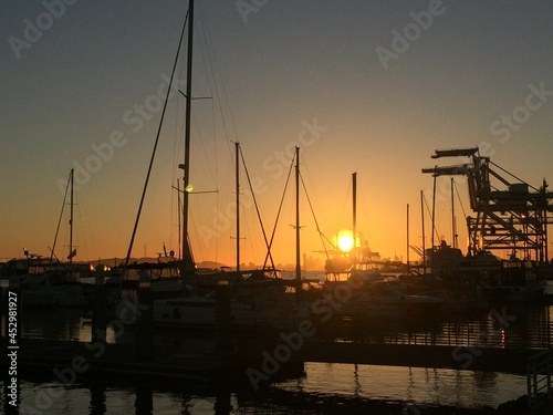 Port of Oakland Sunset