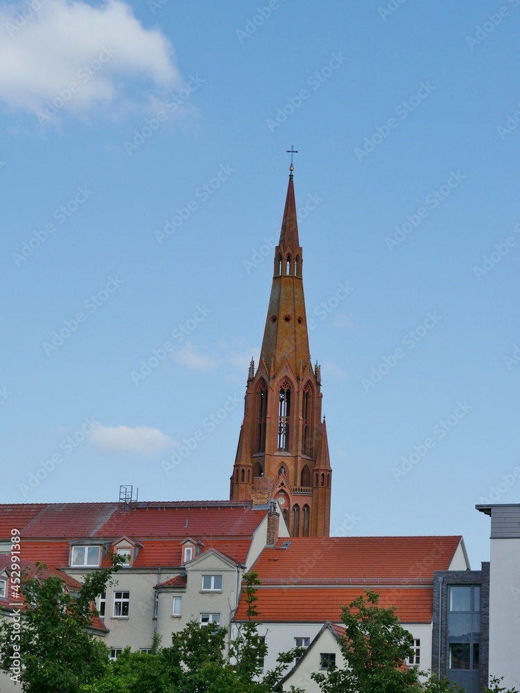 Obraz premium Kirche in Demmin