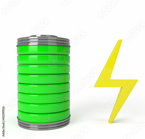 3D battery
