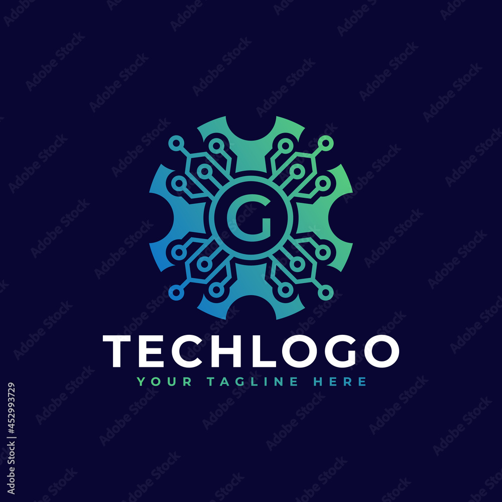 Technology Initial Letter G Logo Design Template Element. Technology Initial Letter G Logo Design Template Element.