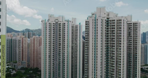 Wallpaper Mural Hong Kong residential apartment building Torontodigital.ca