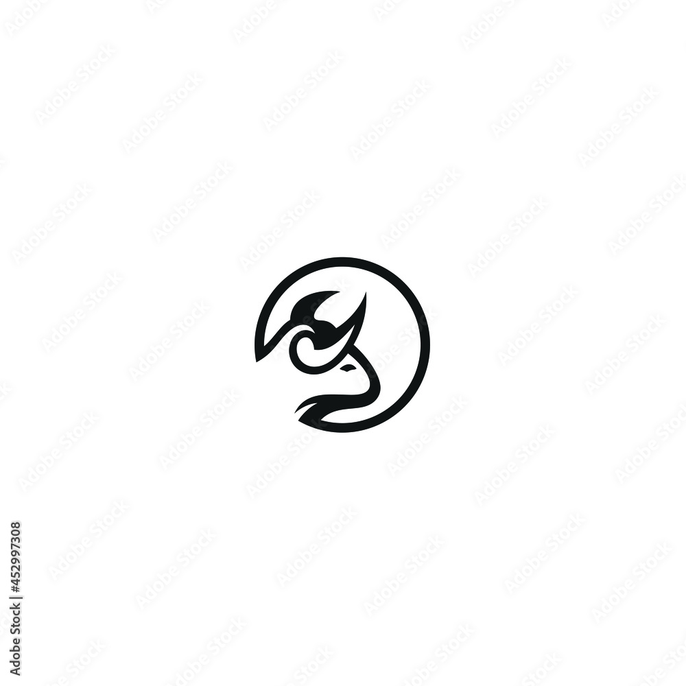 goat head horn silhouette inspiration logo design goat head horn silhouette inspiration logo design