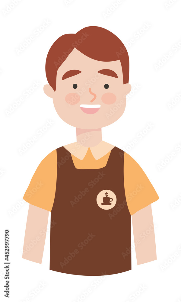 barista man smiling barista man smiling