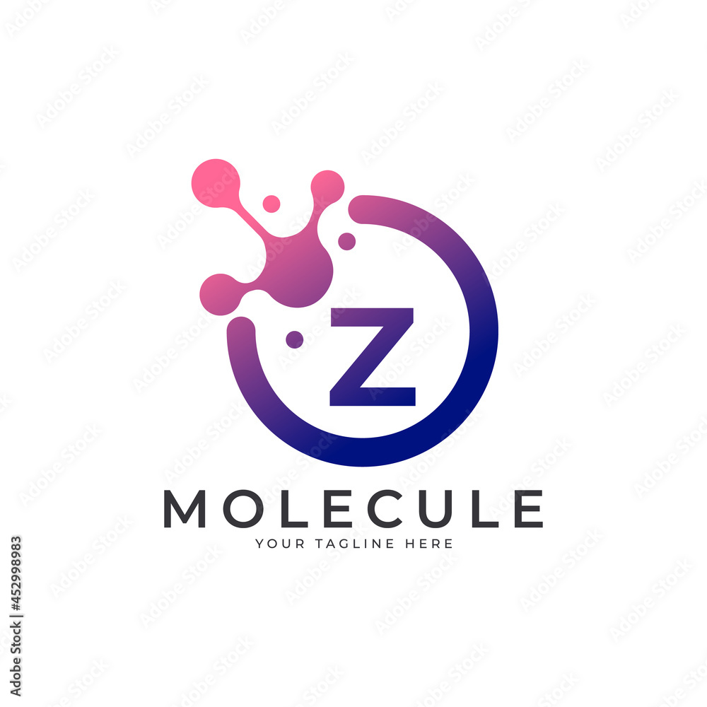 Medical Logo. Initial Letter Z Molecule Logo Design Template Element. Medical Logo. Initial Letter Z Molecule Logo Design Template Element.