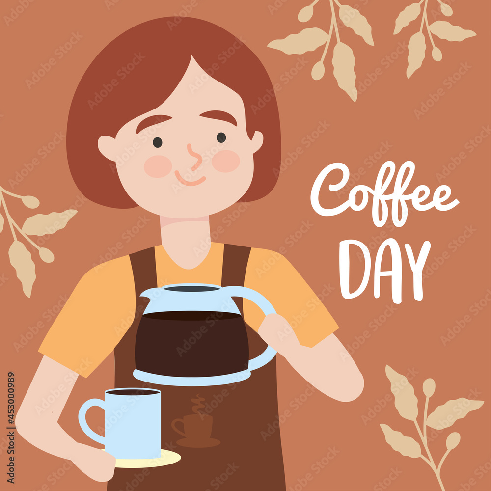 coffee day illustration