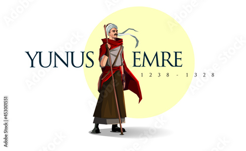 Yunus Emre (Yunus the Dervish) (1238–1328) was a Turkish folk poet and Sufi mystic who greatly influenced Turkish culture.