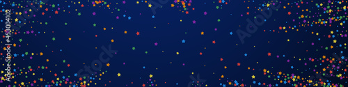 Festive fascinating confetti. Celebration stars. R