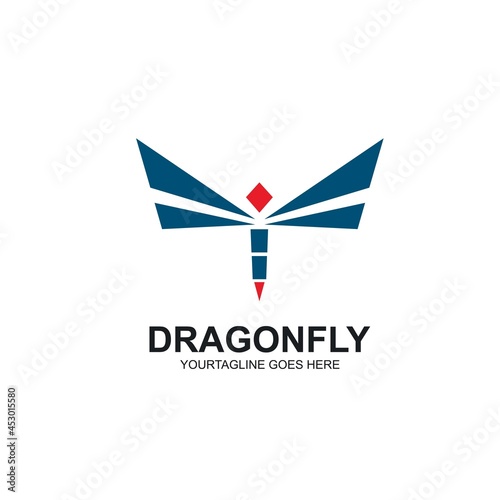 Free Download dragonfly icon vector concept design web - GFXLoad