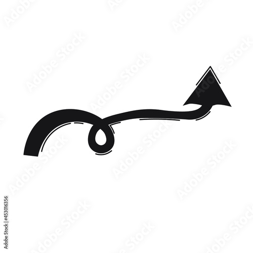 spiral arrow vector 