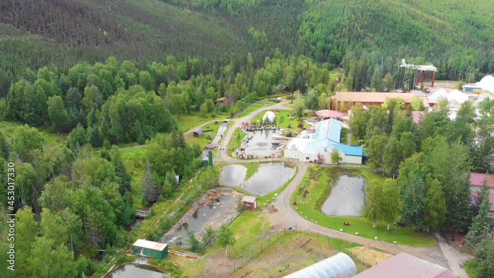 4K Drone Video of Geothermal Pool at Chena Hot Springs Resort near Fairbanks, Alaska 4K Drone Video of Geothermal Pool at Chena Hot Springs Resort near Fairbanks, Alaska