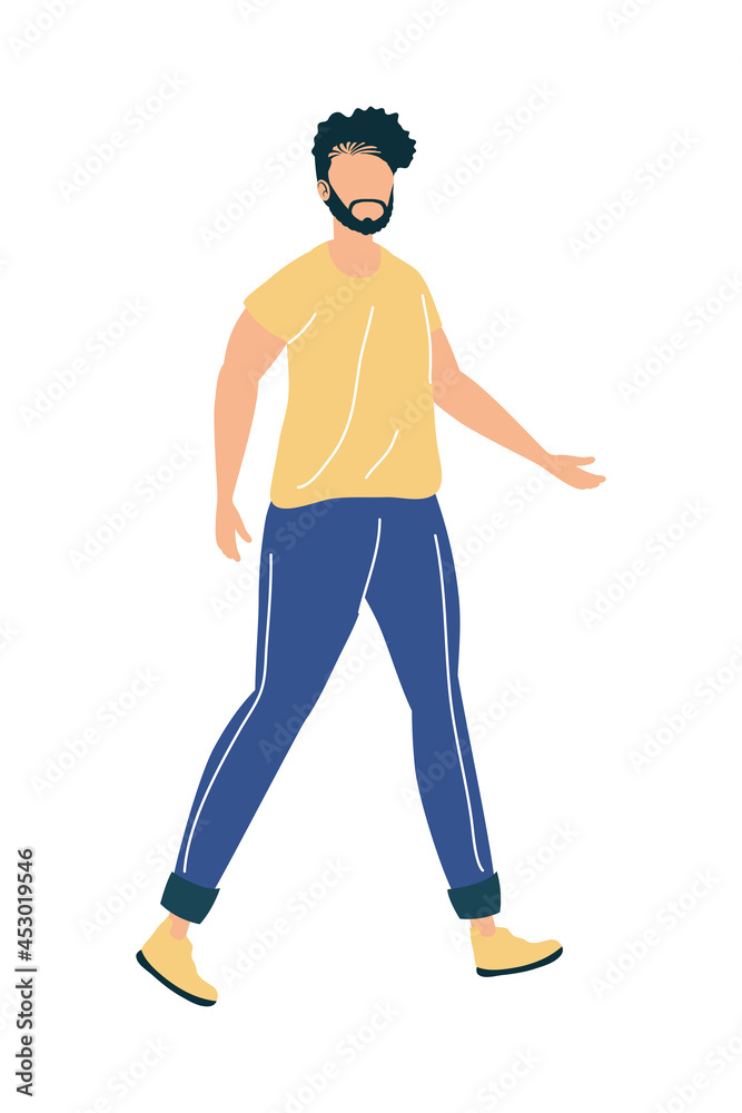young faceless man standing young faceless man standing