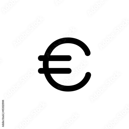 通貨記号　ユーロ　ベクターイラスト