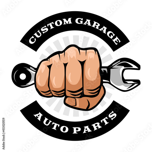 Mechanic garage logo template